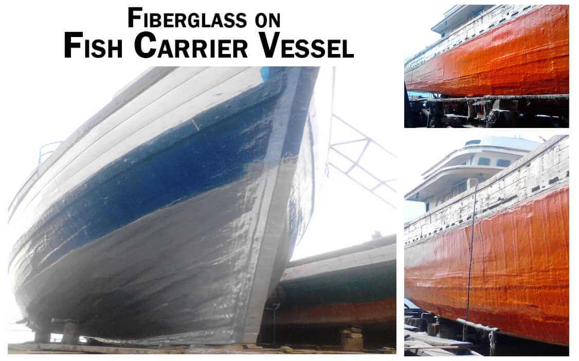 Fishing Vessel made with Fiberglass Reinforced Plastic - FRP